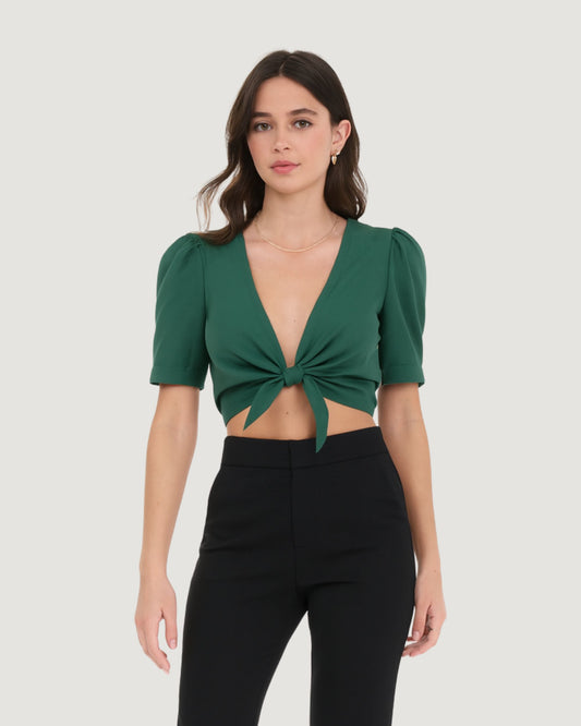 Blusa Amarração Daisy VERDE