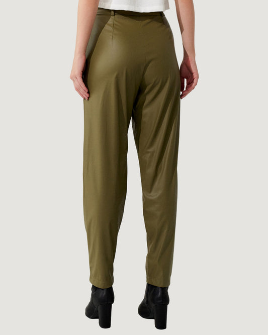 Calça Couro Fake Sevilha VERDE