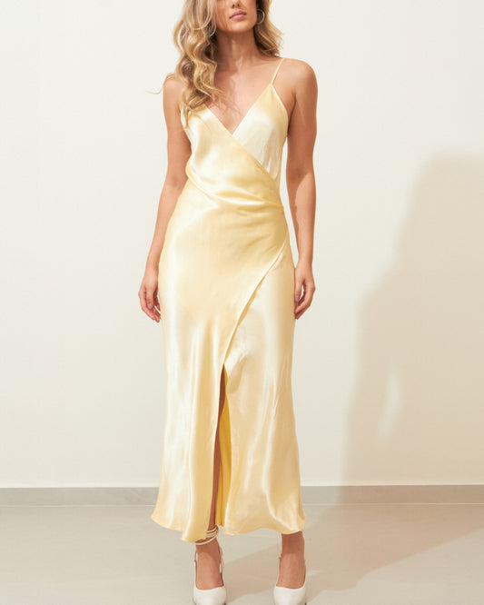 Vestido Mayumi Amarelo CLARO