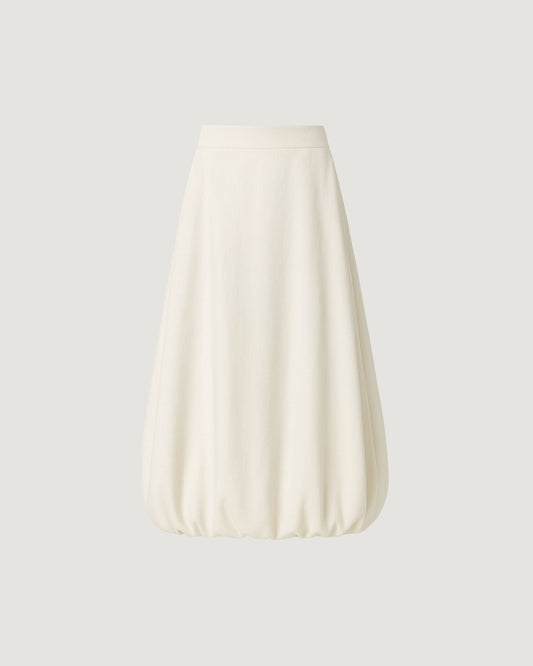 Saia Longa Balonê Forrada BRANCO