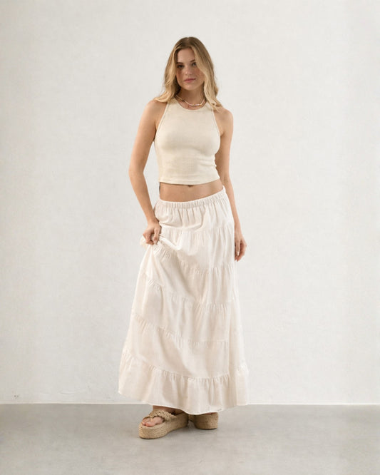 SAIA LONGA MARIAS OFF WHITE