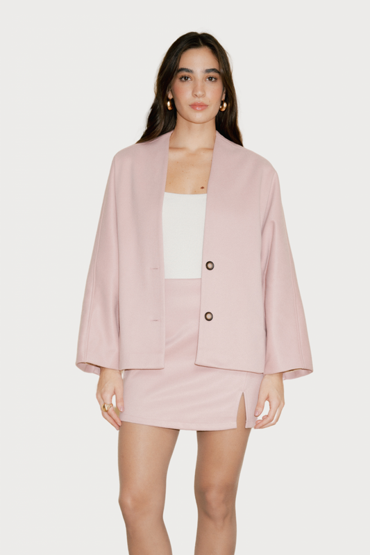 Saia Curta Flanelada ROSA