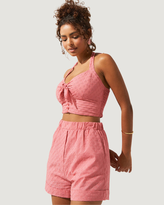 Top Bordado de Amarração Harumi ROSA