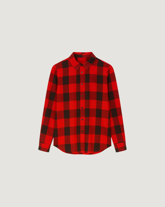 Camisa Flanela Xadrez Vermelho e PRETO