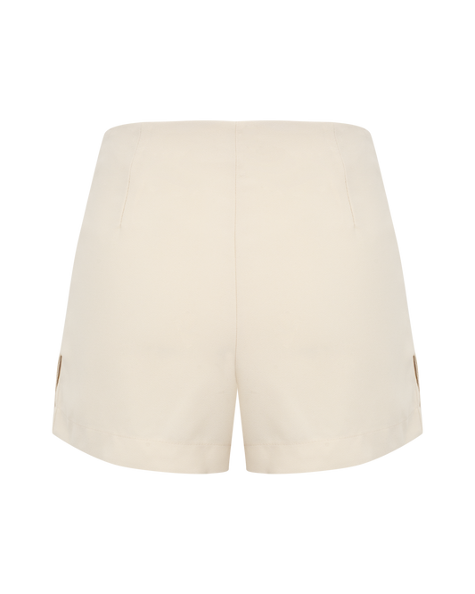 Shorts Saia Alfaiataria BEGE