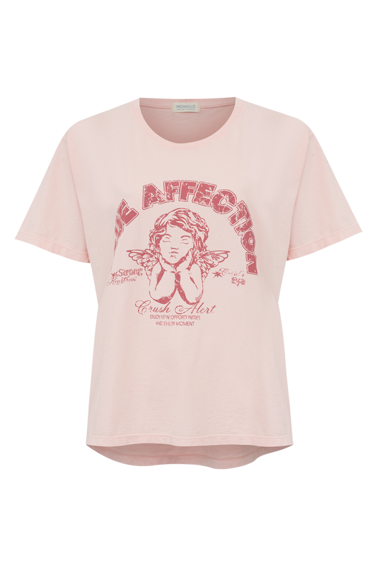 BLUSA CAMISETA ANGEL ROSA CLARO