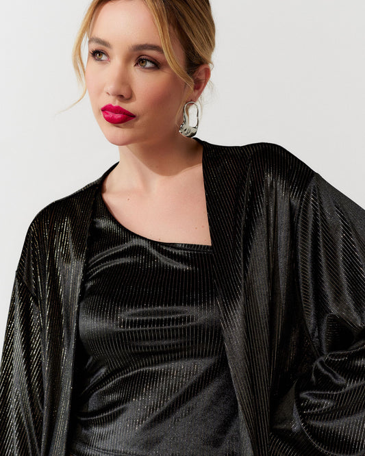 Kimono Manhattan Preto UNICA