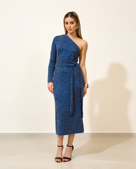 Vestido Malha Rib OMBRO