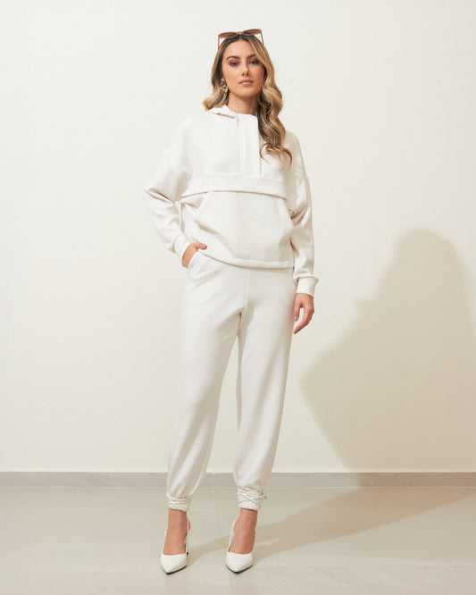 Calça Moletom Jogger WHITE