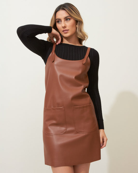 Vestido Catarina MARROM