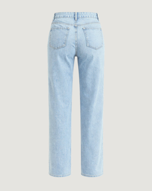 CALÇA APLICAÇÕES JEANS AZUL