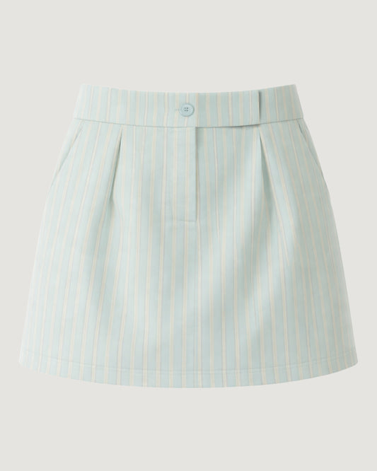 SHORTS SAIA COM LISTRAS AZUL