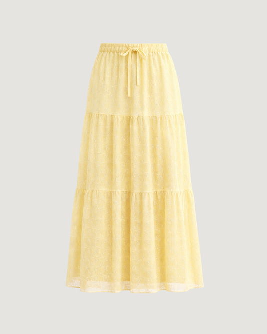 SAIA LONGA RECORTES AMARELO