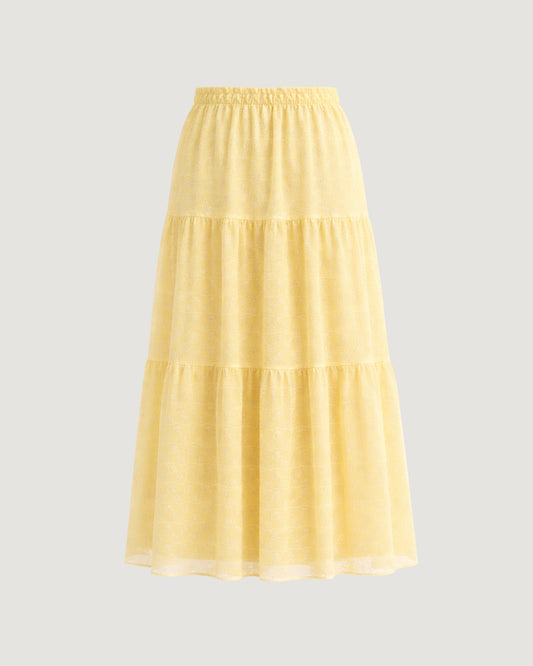SAIA LONGA RECORTES AMARELO