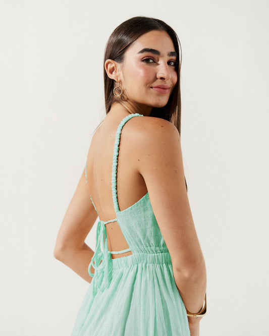 Vestido Midi com Decote Regiane VERDE