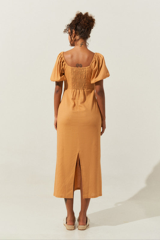 Vestido Lina CARAMELO
