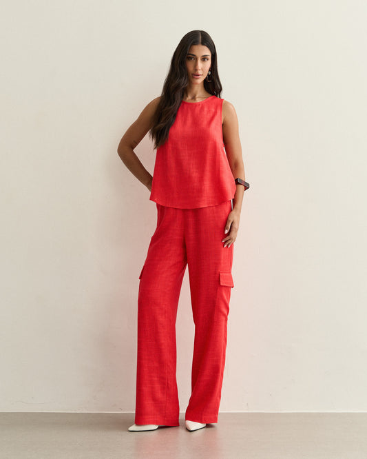 REGATA LINHO PALA NAS COSTAS VERMELHO