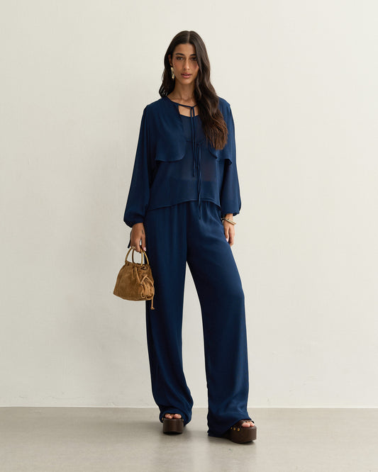 CALÇA YORIO PANTALONA AZUL