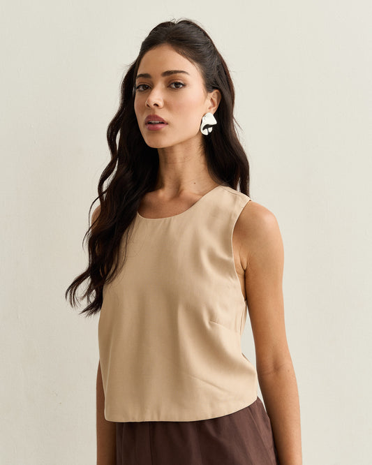 REGATA COSTAS CRUZADAS BEGE