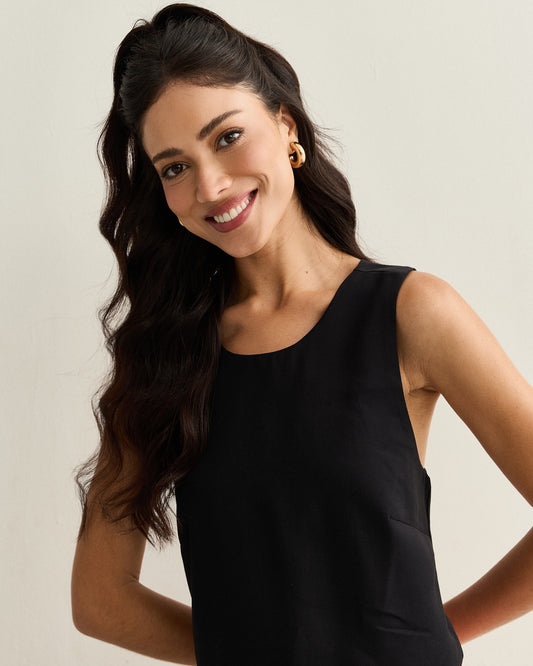 REGATA COSTAS CRUZADAS PRETO