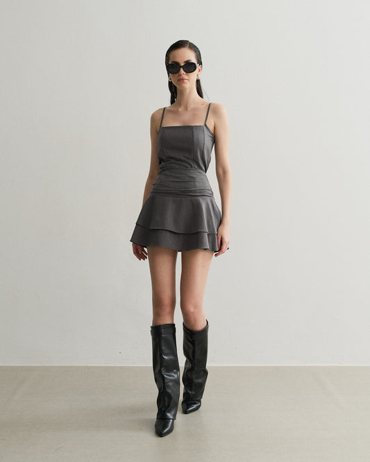 SHORTS SAIA BABADOS PRETO