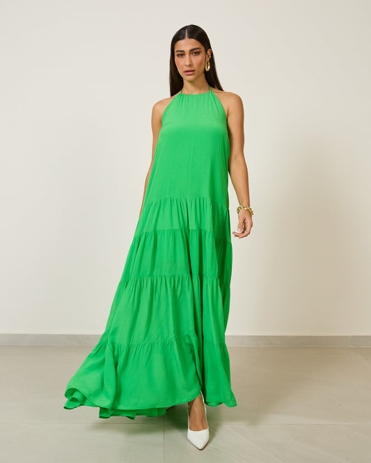 Vestido Frente Única Três Marias VERDE