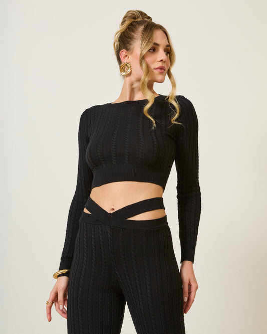 Blusa Tricot Maelí PRETO