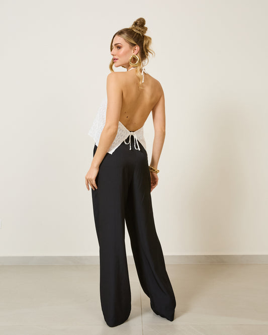 Blusa Frente Única Transpassado Off WHITE
