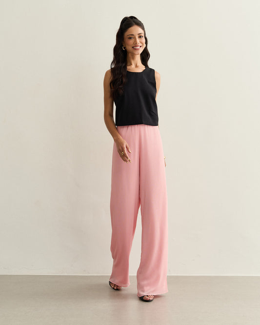 CALÇA YORIO PANTALONA ROSA
