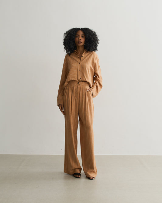 CALÇA ALFAIATARIA COM FORRO FUNDO CRAFT LISTRA OFF