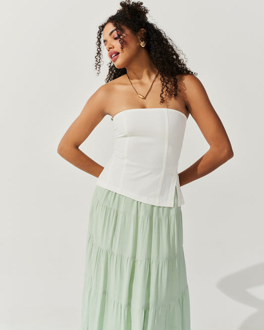 Blusa sem Alça BRANCO