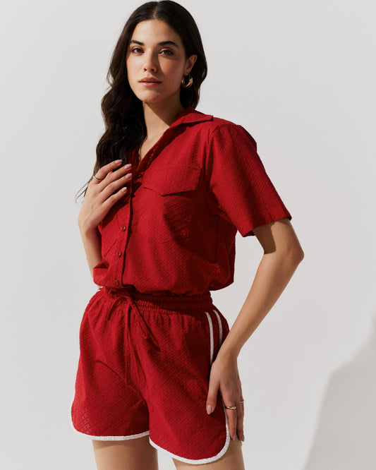 Camisa Uruapan VERMELHO