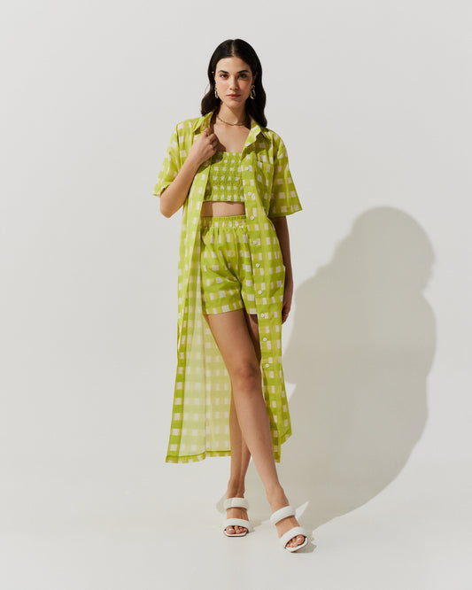 Chemise Xadrez VERDE