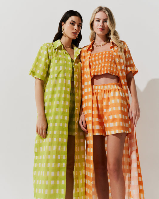 Chemise Xadrez VERDE