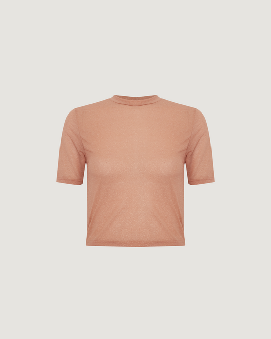 Blusa Thainá Tule BEGE