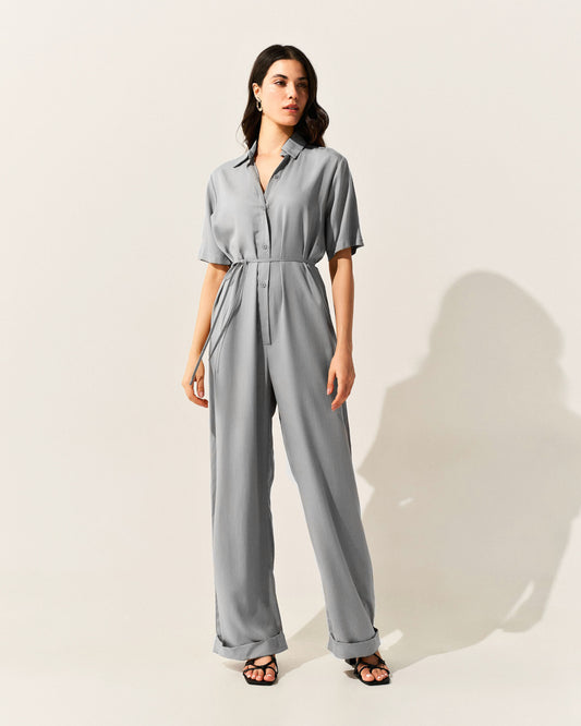 Macacão Camisaria CINZA