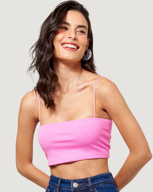 Top Faixa Alça Dupla ROSA