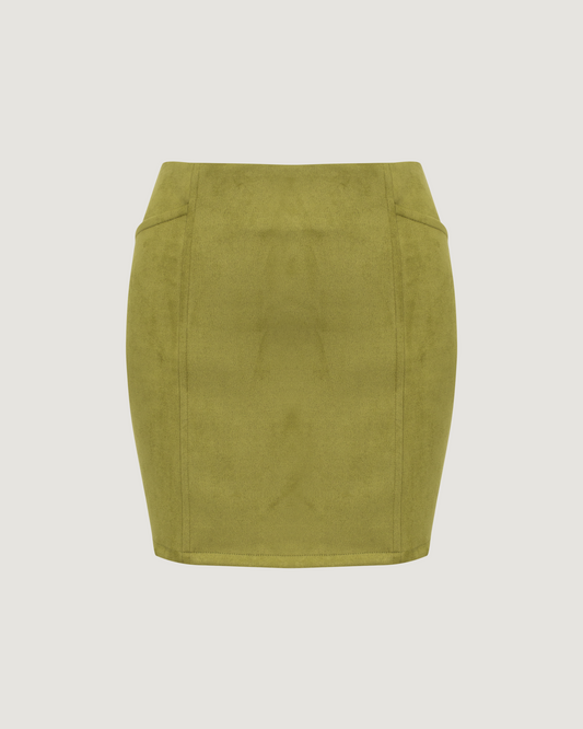 Mini Saia de Suéde VERDE