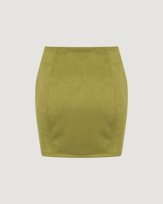 Mini Saia de Suéde VERDE