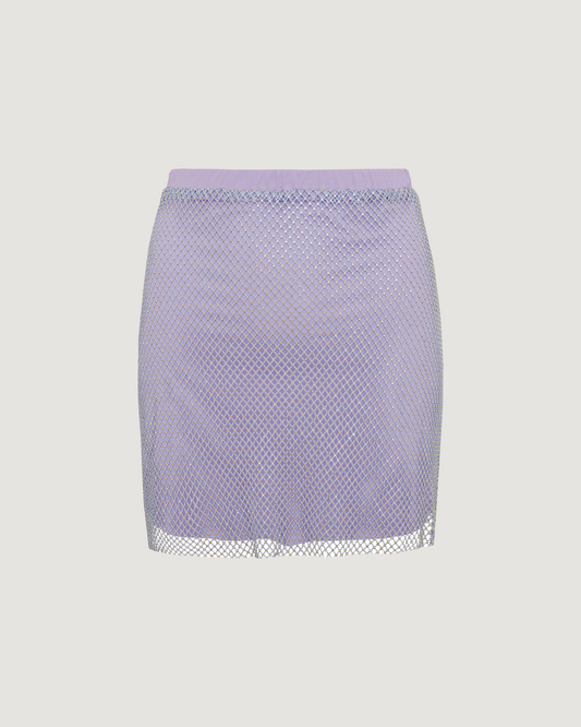 Mini Saia Samantha Strass LILAS