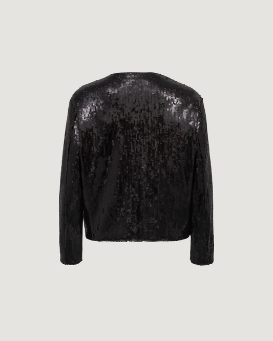 Jaqueta Paetê Preto UNICA
