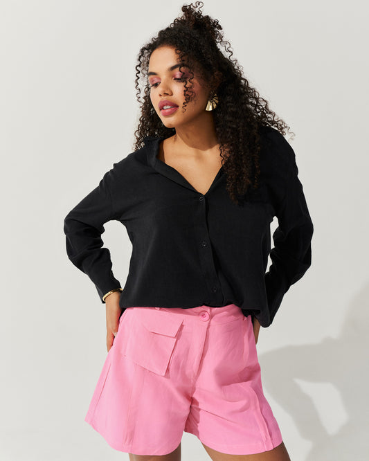 Shorts com Bolso 3D ROSA