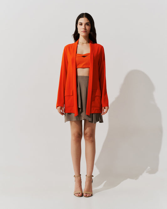 Kimono Ana Crepe LARANJA