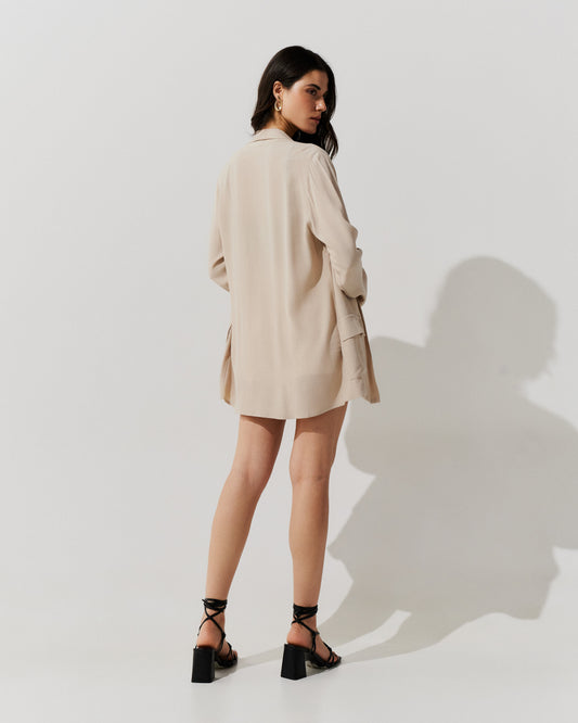 Kimono Ana Crepe BEGE