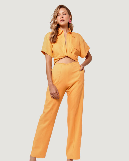 Calça Kaliny LARANJA