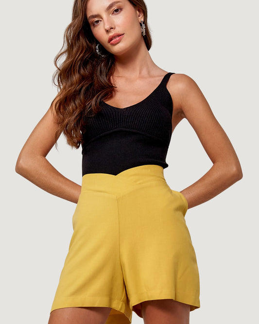 Shorts Liz Off AMARELO