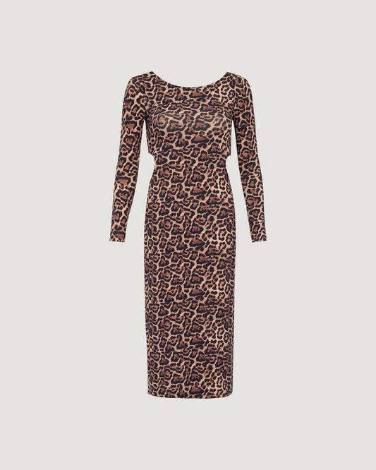 Vestido Midi Renée Animal PRINT