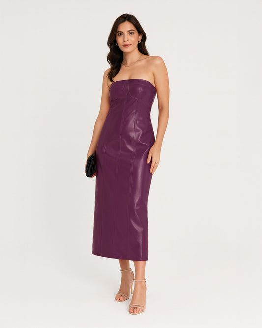 Vestido Midi Tomara Que Caia Courino ROXO