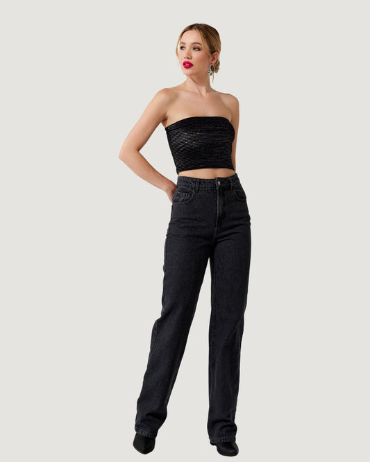 Top Velvet Oslo PRETO