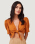Blusa Amarração Daisy MARROM